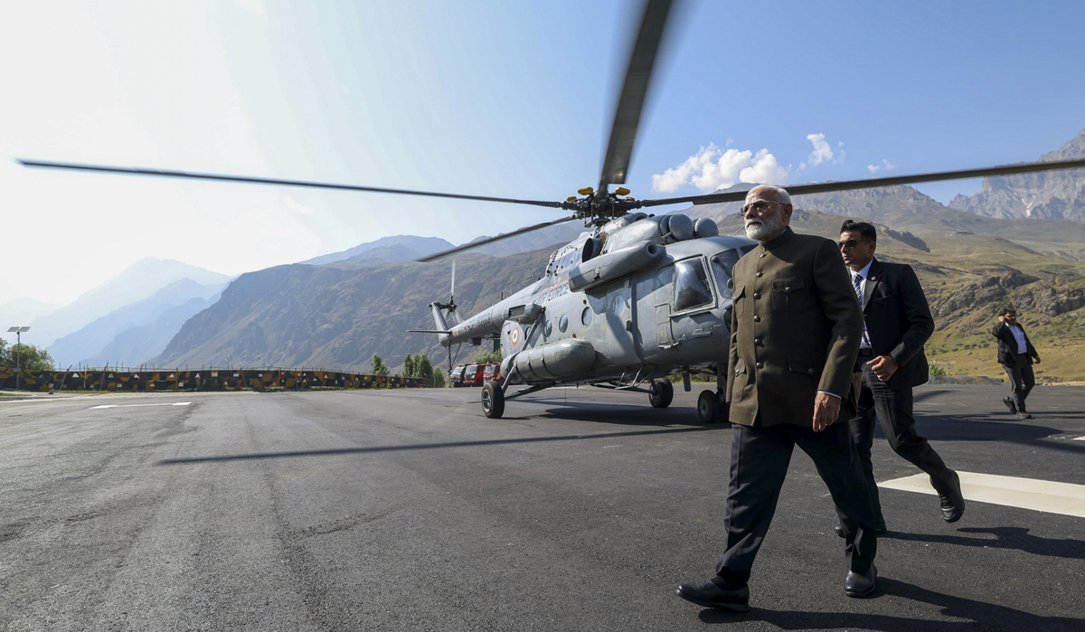 Narendra Modi in Kargil